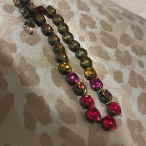 Elegant Multicolor Crystal Necklace